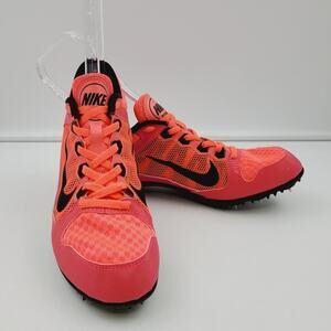 Nike Zoom Rival MD 7 Spike Woman's Sprint Running Shoes 616312-600 Size 8 Pink